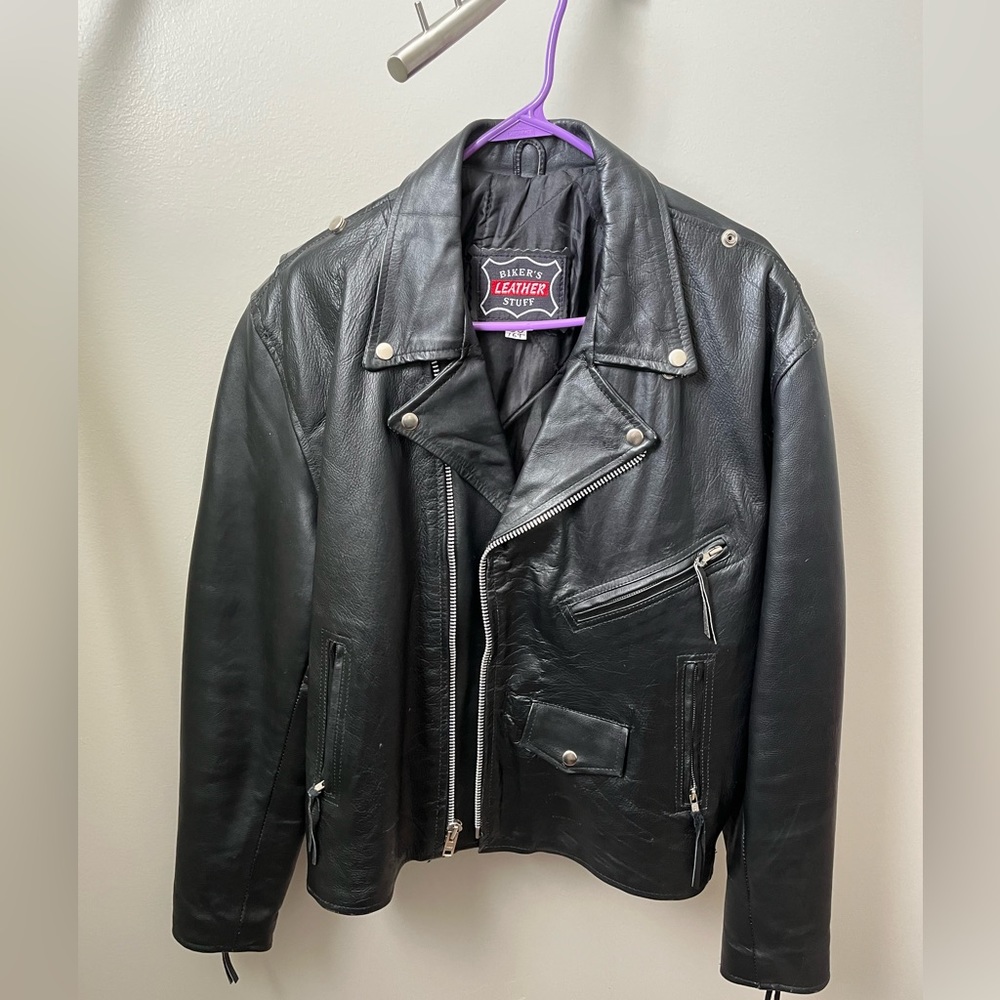 Biker’s leather stuff leather jacket